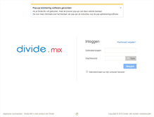 Tablet Screenshot of mix.divide.nl